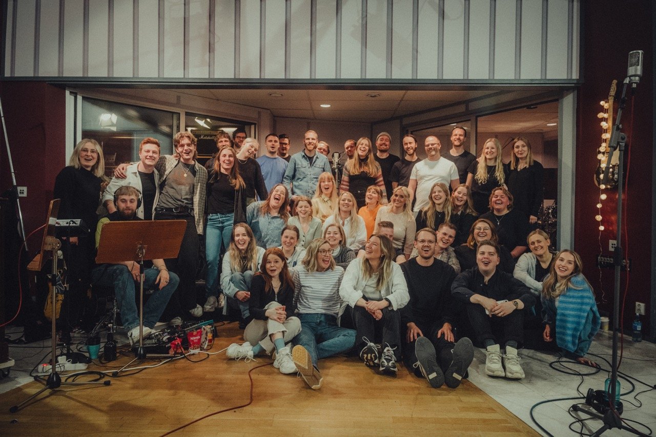 Från VasaGospels inspelning på Soundtrade Studios, bild 1