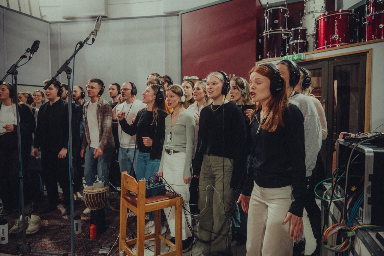 Från VasaGospels inspelning på Soundtrade Studios, bild 8