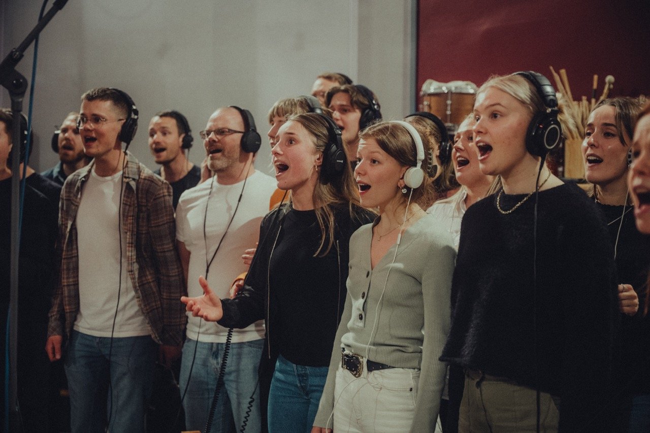 Från VasaGospels inspelning på Soundtrade Studios, bild 9