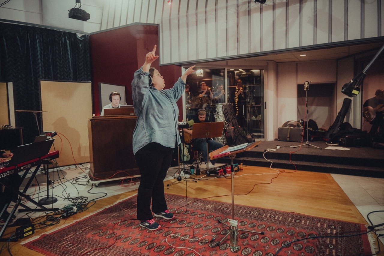 Från VasaGospels inspelning på Soundtrade Studios, bild 11