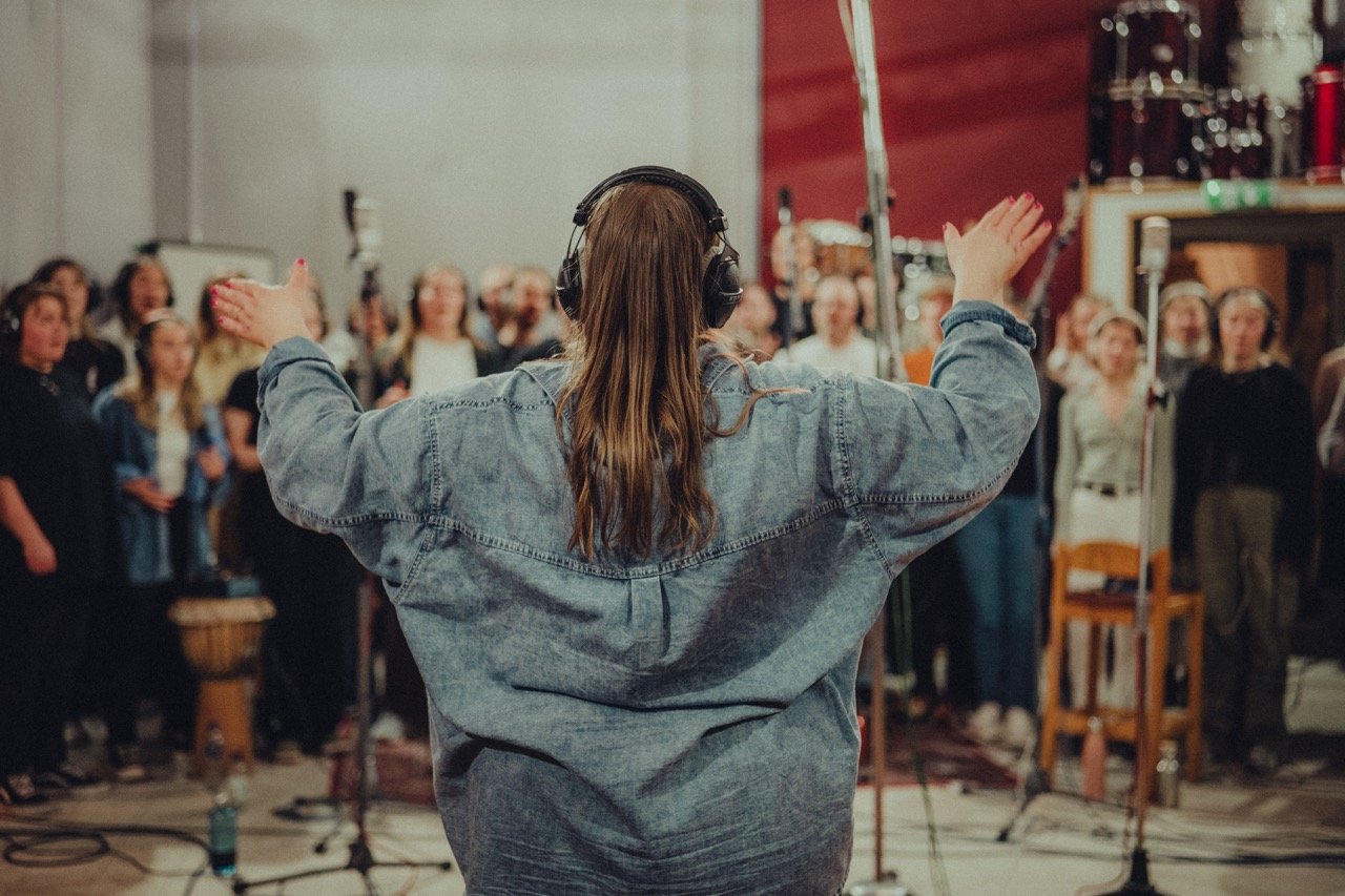 Från VasaGospels inspelning på Soundtrade Studios, bild 13