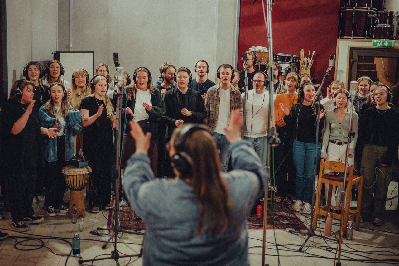 Från VasaGospels inspelning på Soundtrade Studios, bild 15