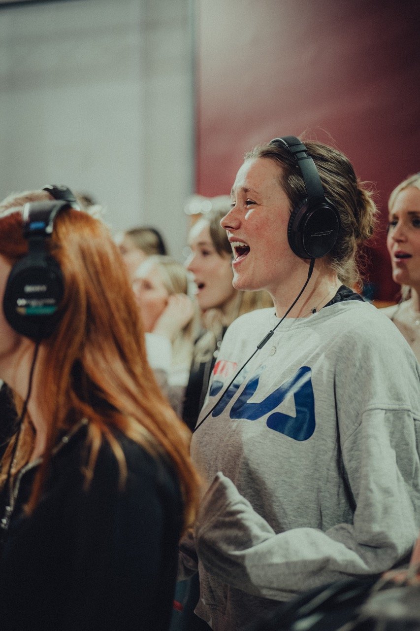 Från VasaGospels inspelning på Soundtrade Studios, bild 19
