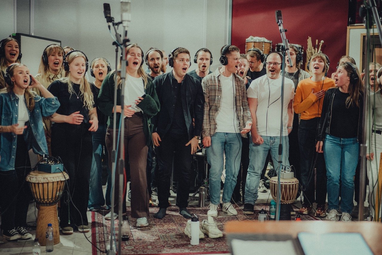 Från VasaGospels inspelning på Soundtrade Studios, bild 23