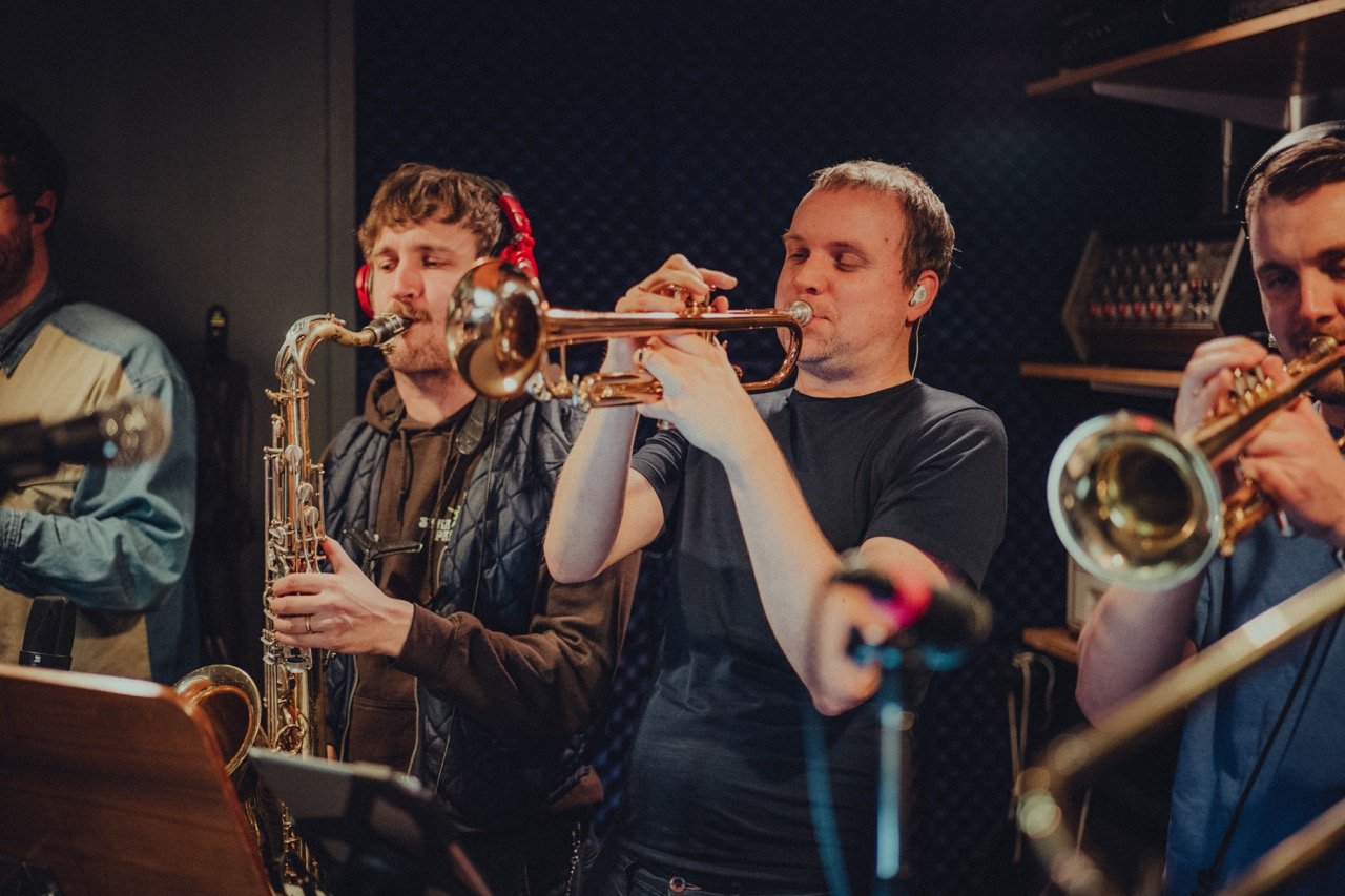 Från VasaGospels inspelning på Soundtrade Studios, bild 30