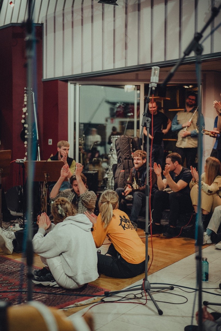Från VasaGospels inspelning på Soundtrade Studios, bild 34